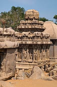 Mamallapuram - Tamil Nadu. The five Rathas. the Arjuna Ratha. 